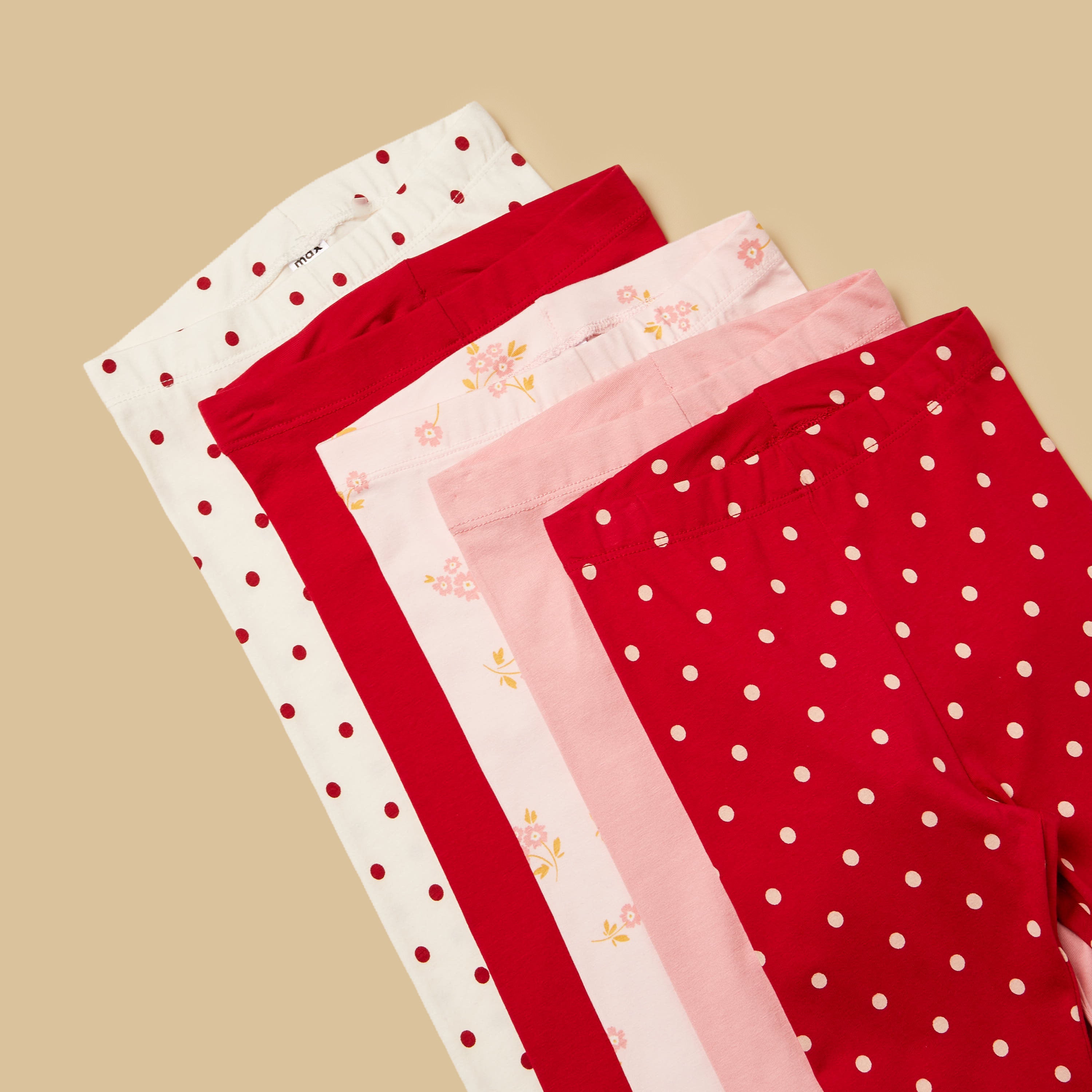 Pack of 5 - Printed Leggings