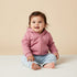 Plain Zip Through Hoodie - Pink