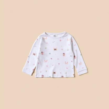 Pack of 2 - Fairy Print T-shirt and Pyjamas Set