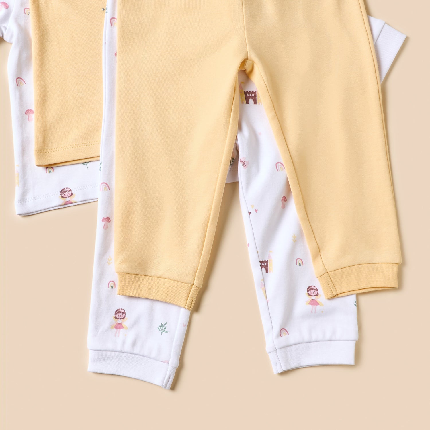 Pack of 2 - Fairy Print T-shirt and Pyjamas Set