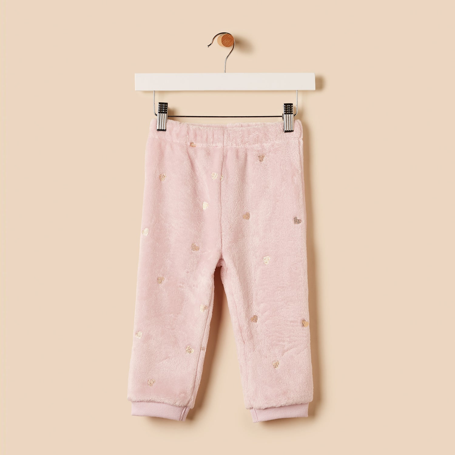Heart Foil Print Pyjama Set