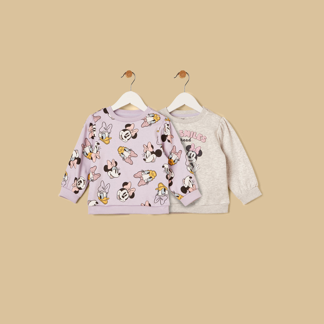 Pack of 2 - Minnie Mouse Print Sweatshirt - Multicolour / 12-18 mths
