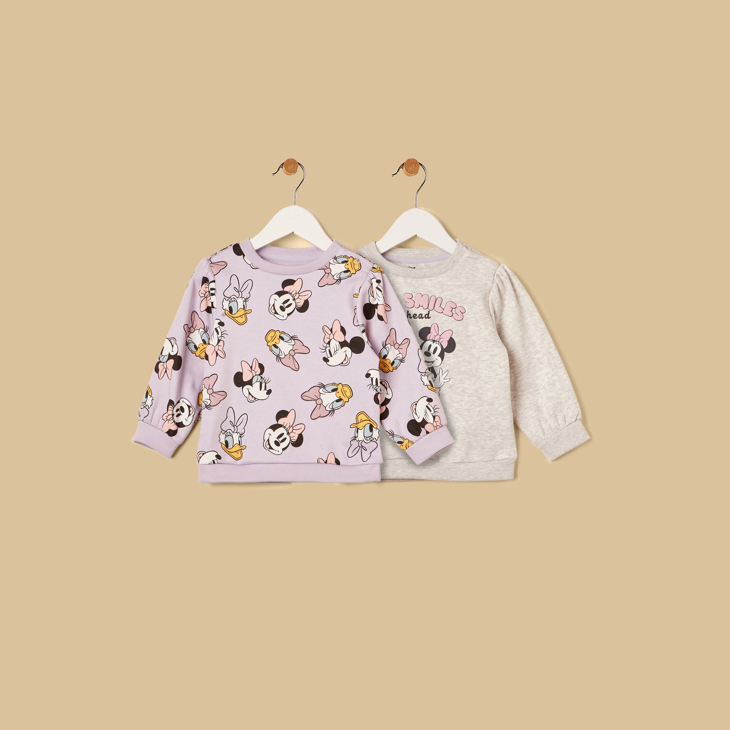 Pack of 2 - Minnie Mouse Print Sweatshirt - Multicolour / 12-18 mths