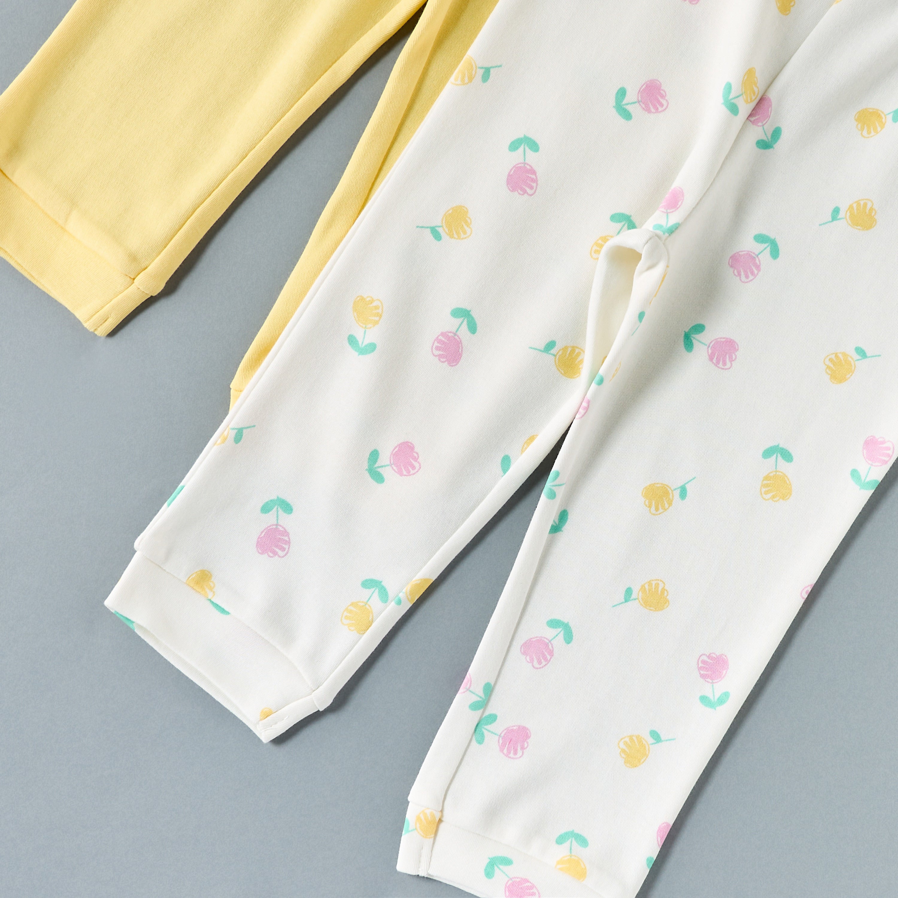 Pack of 2 - Printed Cotton Pyjama Set