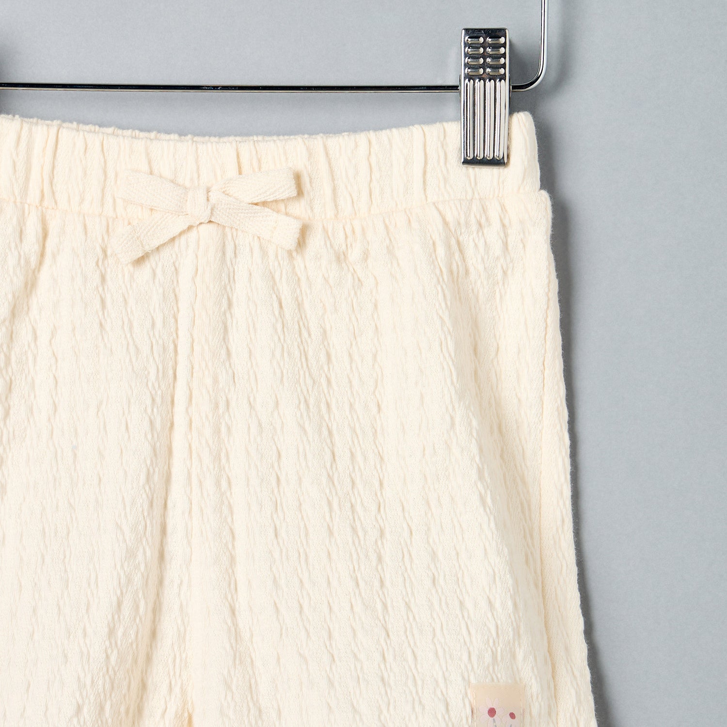 Textured T-shirt and Shorts Set