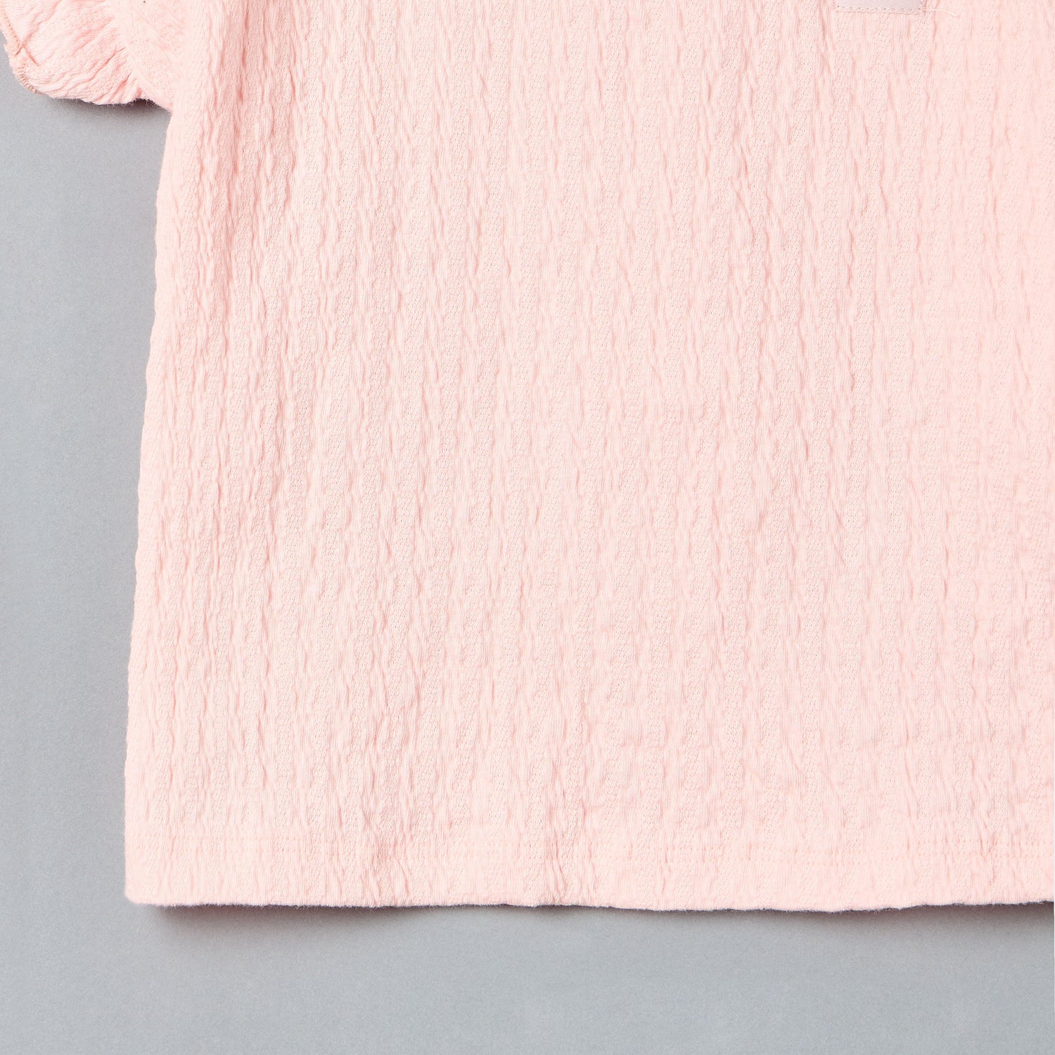 Textured T-shirt and Shorts Set