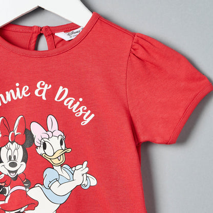 Pack of 2 - Minnie Mouse Print T-shirt
