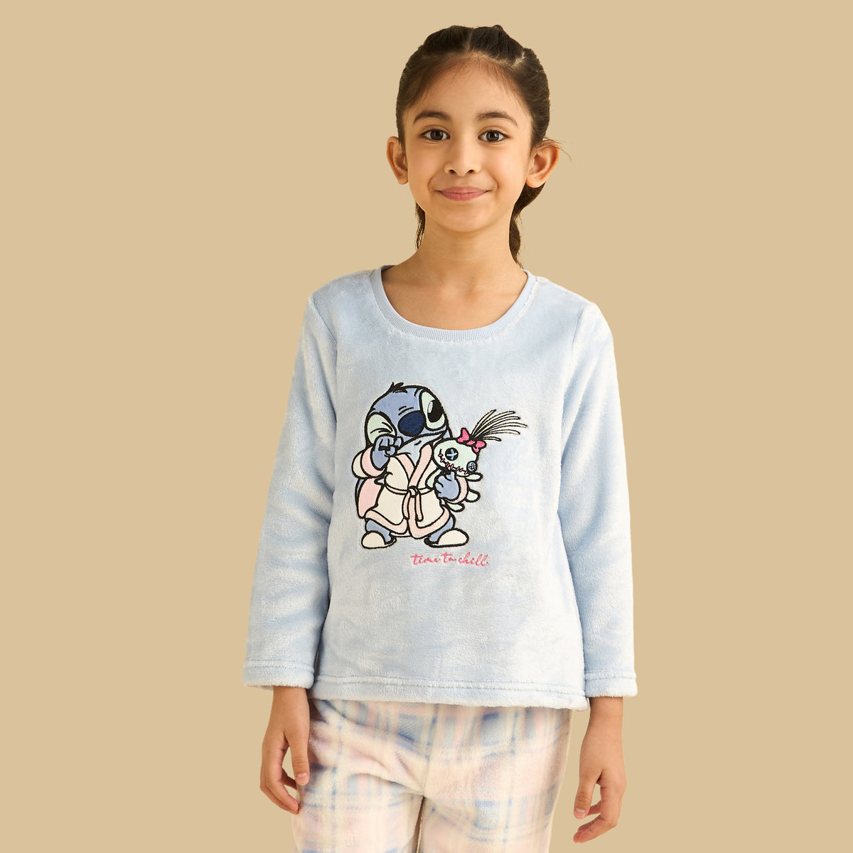 Stitch Embroidered Pyjama Set