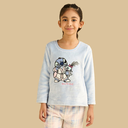 Stitch Embroidered Pyjama Set
