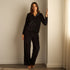 Velour Pyjama Set - Black / XXL
