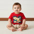 Lion Print Cotton T-shirt and Shorts Set - 12-18 MTHS
