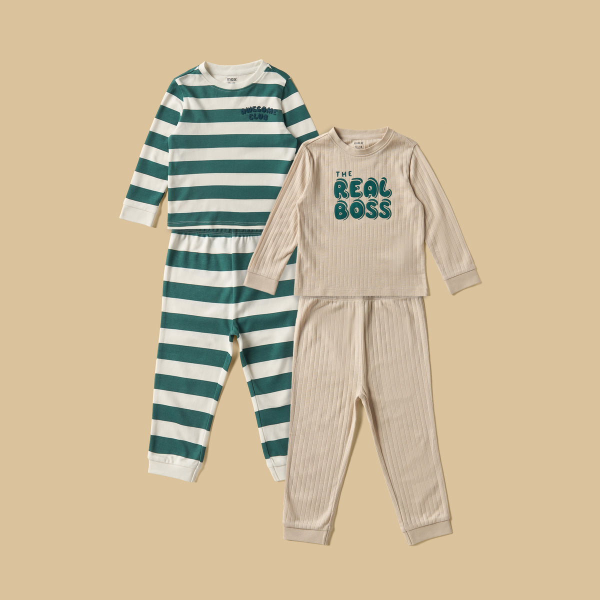 Pack of 2 - Assorted Cotton Pyjama Set