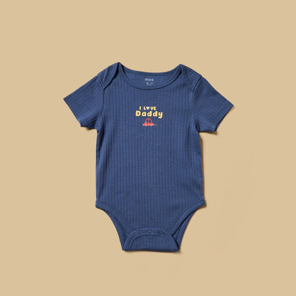 Pack of 3 - Transport Print Cotton Bodysuit
