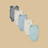 Pack of 5 - Assorted Sleeveless Cotton Bodysuit - Multicolour / 12-18 mths