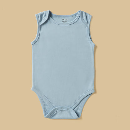 Pack of 5 - Assorted Sleeveless Cotton Bodysuit