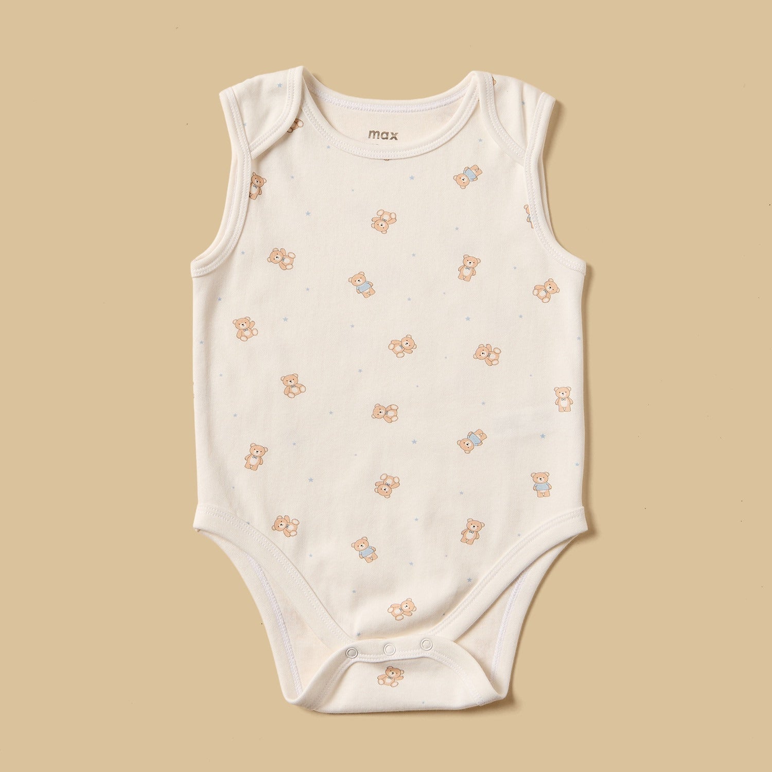 Pack of 3 - Bear Print Cotton Bodysuit