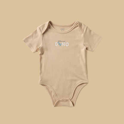 Pack of 3 - Dinosaur Print Cotton Bodysuit