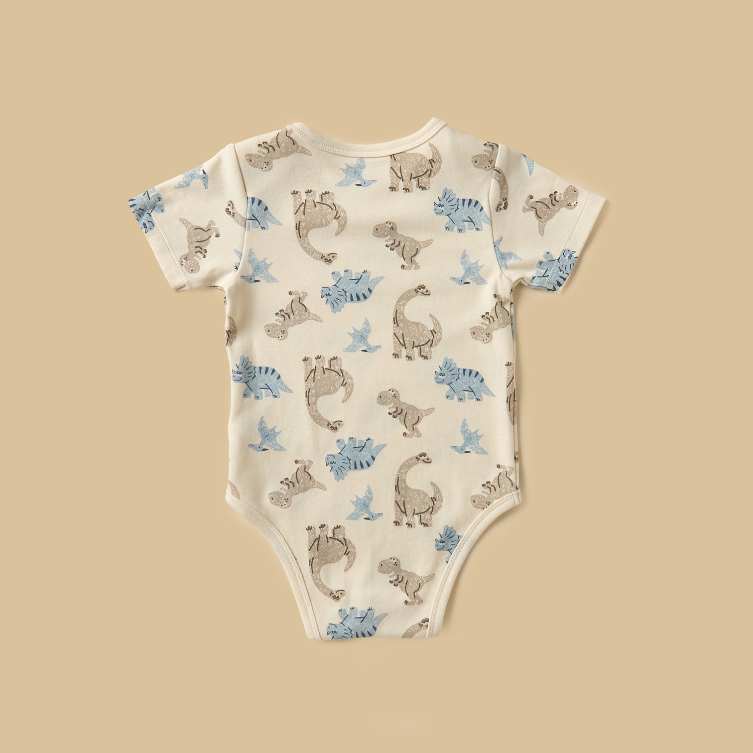 Pack of 3 - Dinosaur Print Cotton Bodysuit