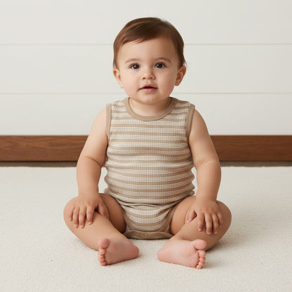 Pack of 3 - Ribbed Sleeveless Bodysuit
