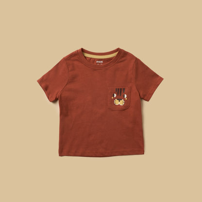 Pack of 3 - Safari Print Cotton T-shirt