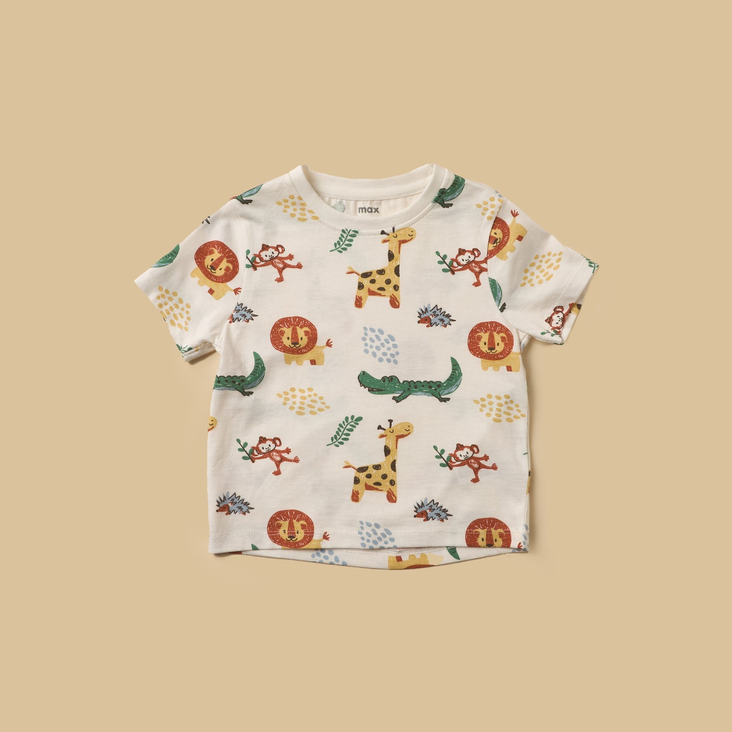 Pack of 3 - Safari Print Cotton T-shirt