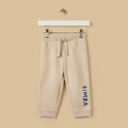 The Lion King Print Hooded Sweatshirt and Joggers Set