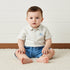 Striped Cotton Shirt and Shorts Set - Blue / 12-18 mths