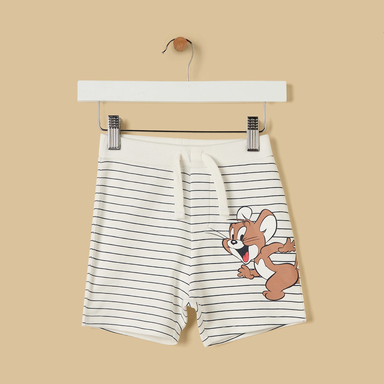 Tom and Jerry Print Cotton T-shirt and Shorts Set