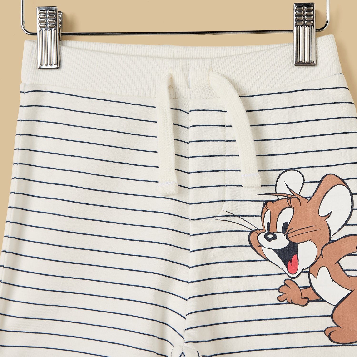 Tom and Jerry Print Cotton T-shirt and Shorts Set