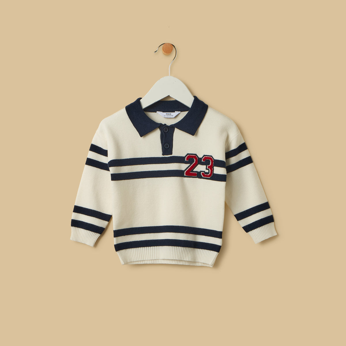 Varsity Embroidered Polo T-shirt