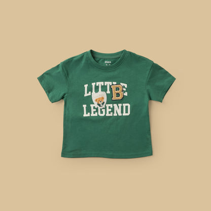 Pack of 3 - Little League Bear Print Cotton T-shirt