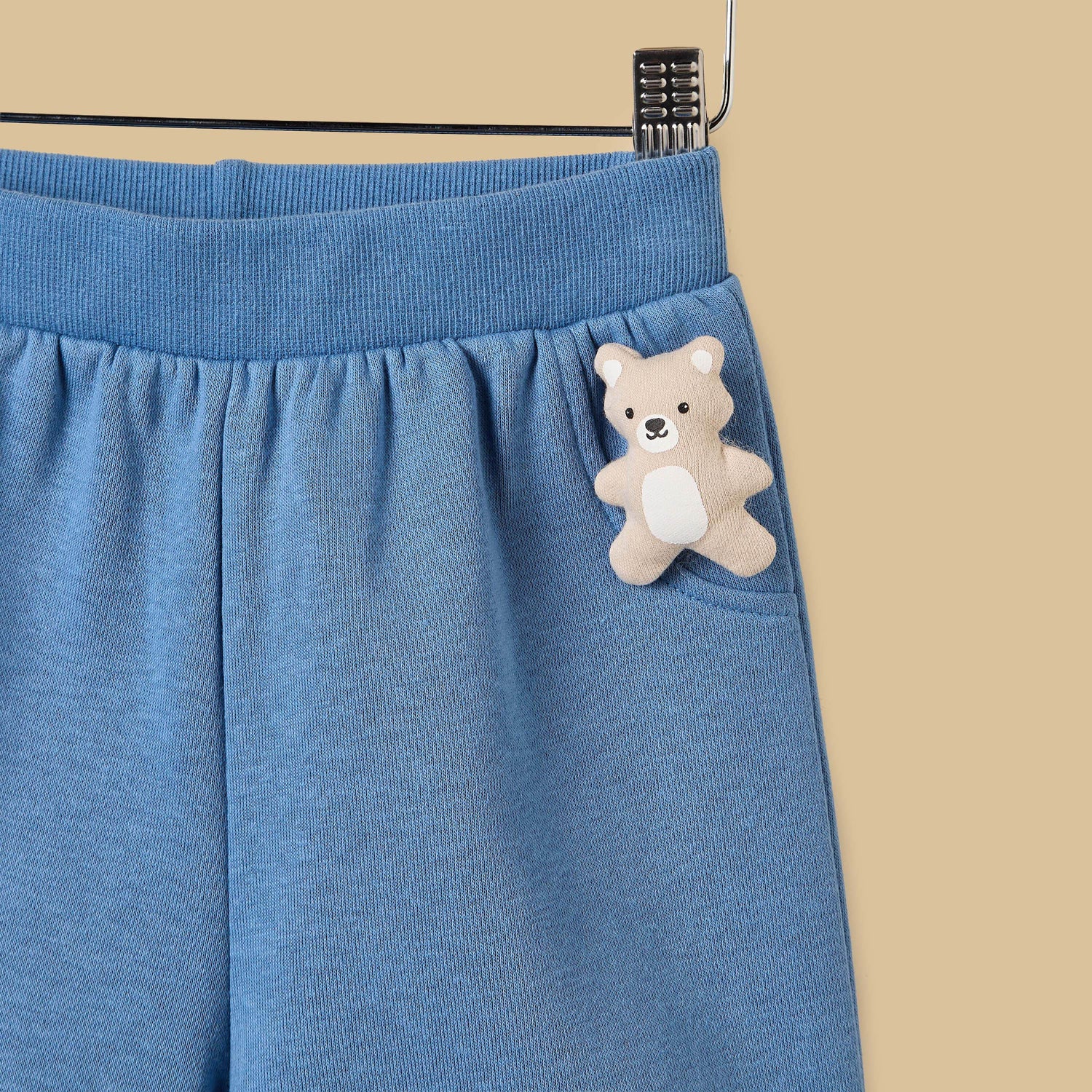Bear Applique Balloon Fit Joggers