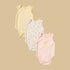 Pack of 3 - Assorted Sleeveless Cotton Bodysuit - Multicolour / 12-18 mths