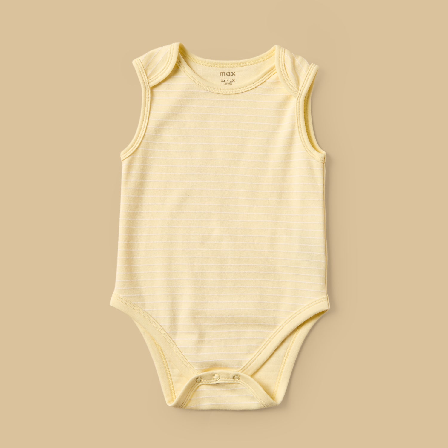 Pack of 3 - Assorted Sleeveless Cotton Bodysuit