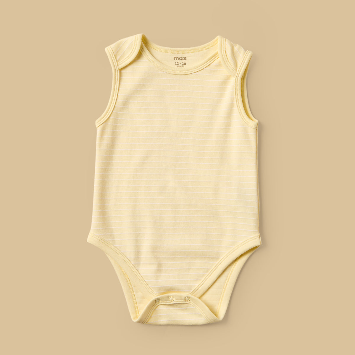 Pack of 3 - Assorted Sleeveless Cotton Bodysuit