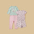 Pack of 2 - Printed Cotton Pyjama Set