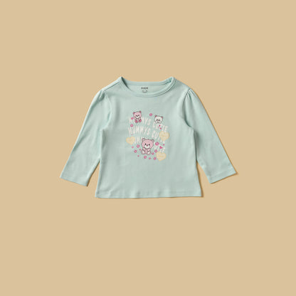 Pack of 2 - Printed Cotton Pyjama Set