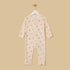 Printed Velour Sleepsuit - Cream / 12-18 mths