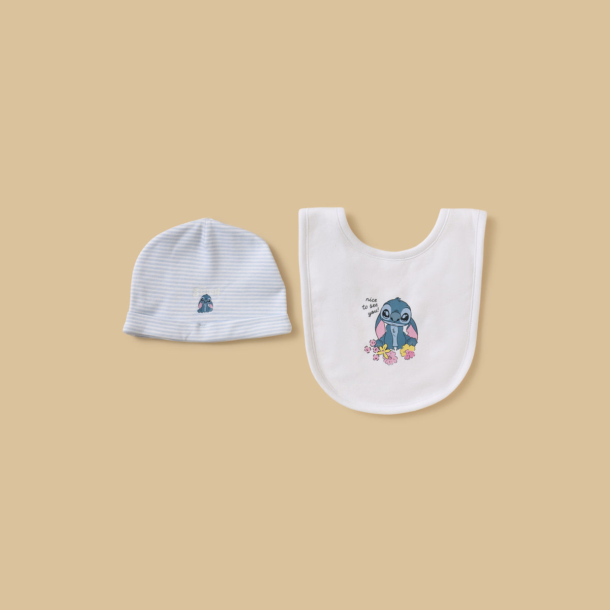 Stitch Print 5-Piece Cotton Clothing Set