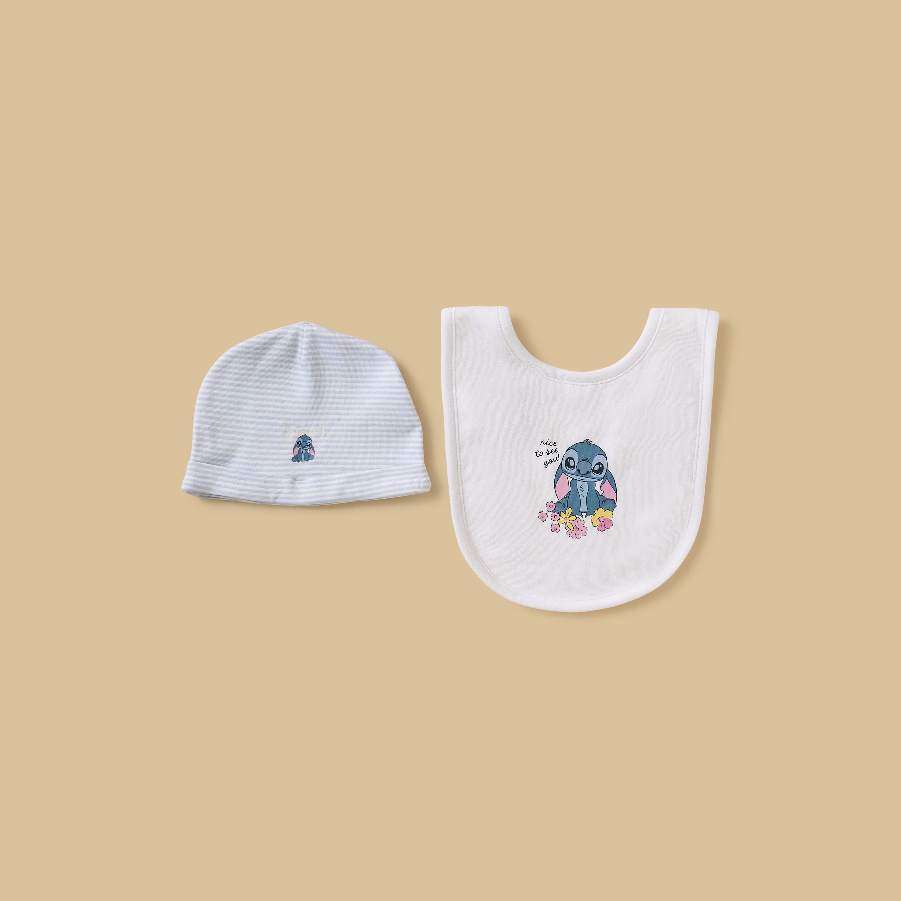 Stitch Print 5-Piece Cotton Clothing Set