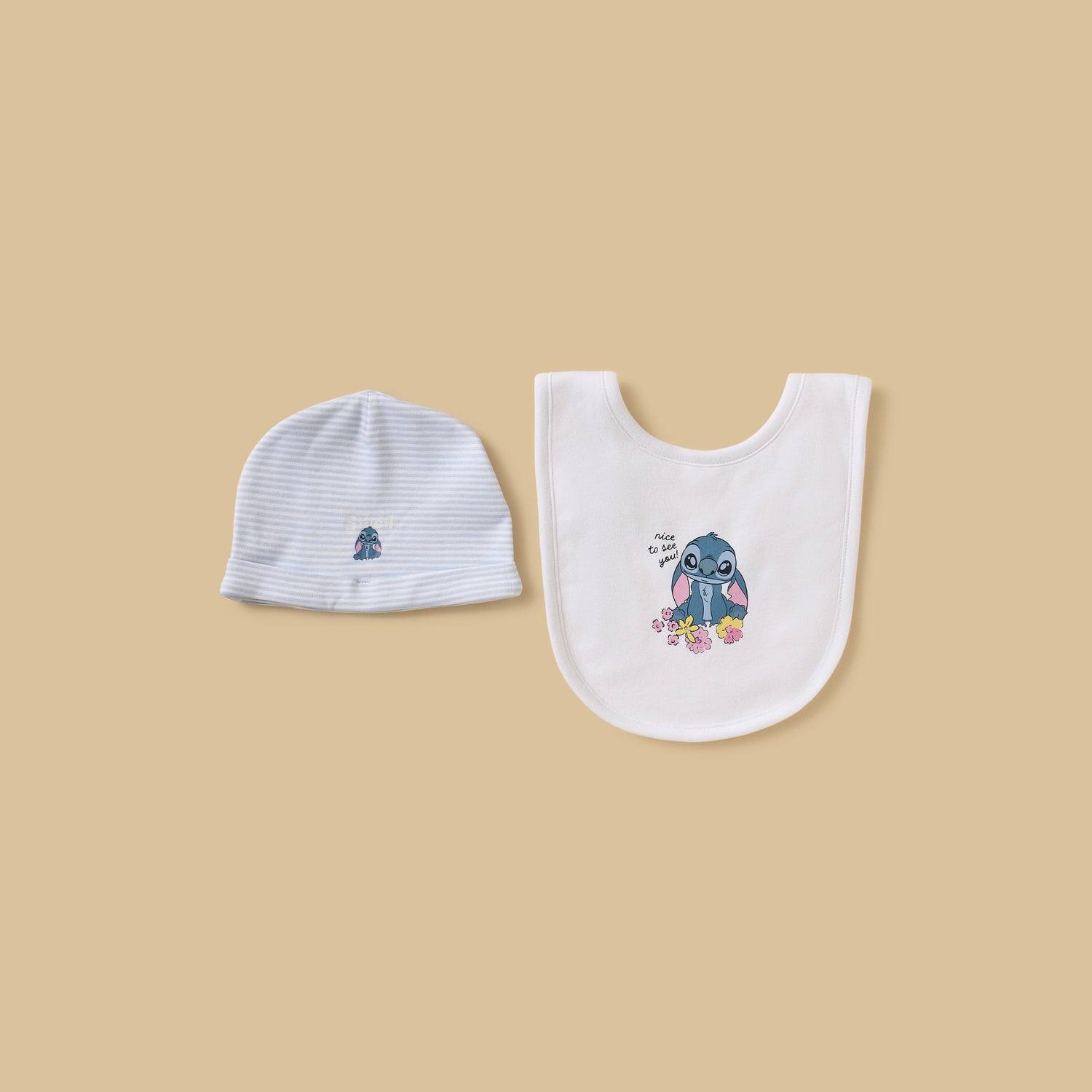 Stitch Print 5-Piece Cotton Clothing Set
