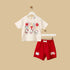 Hello Kitty Print T-shirt and Shorts Set - Multicolour / 12-18 mths