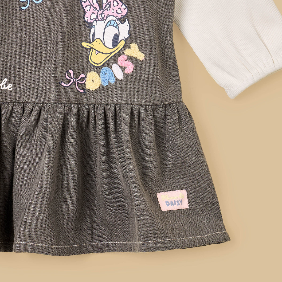 Minnie Mouse and Daisy Duck Print Pinafore and T-shirt Set