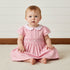 Shirred Peter Pan Collar Dress with Bloomers - Pink / 12-18 mths