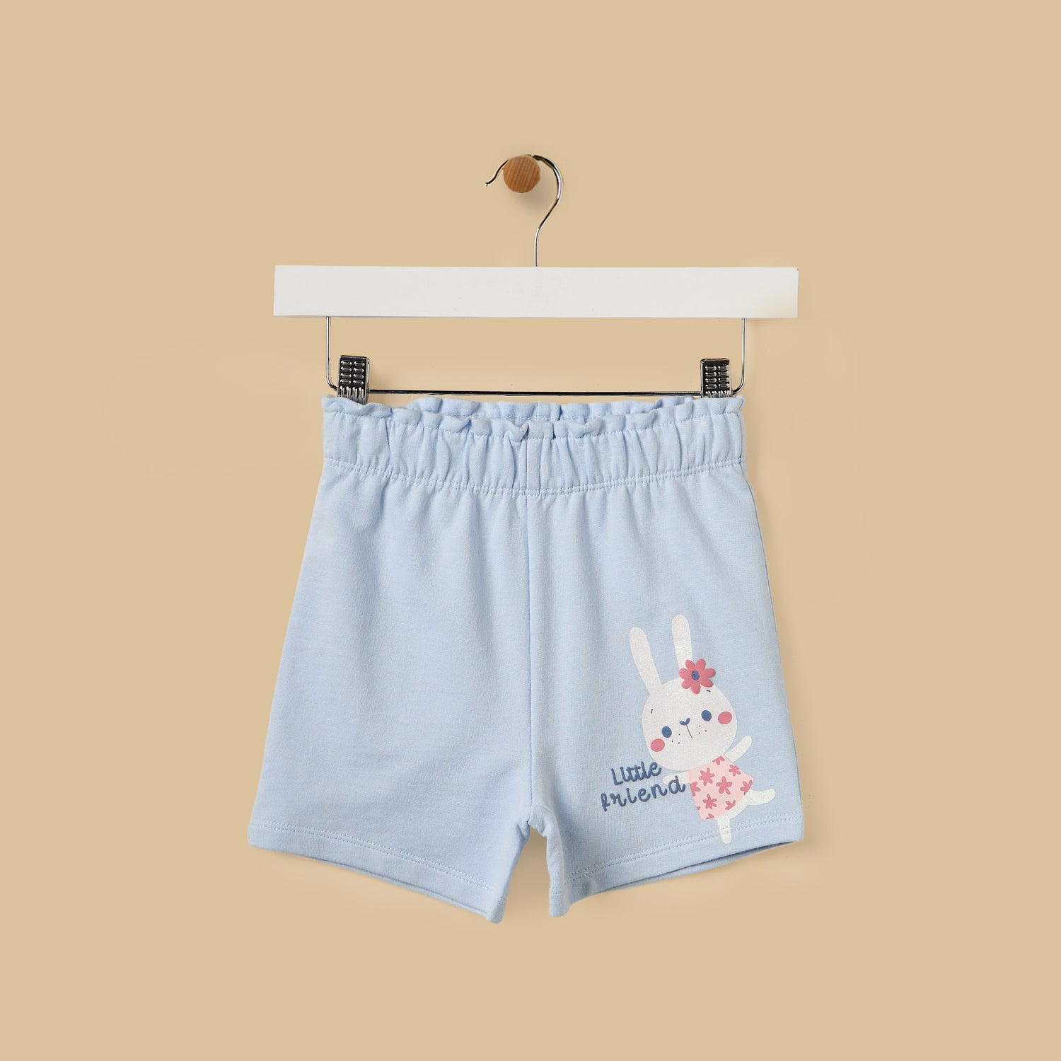 House Print Cotton Top and Shorts Set