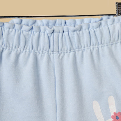 House Print Cotton Top and Shorts Set