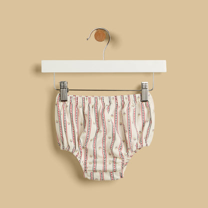 Striped Dress with Bloomers
