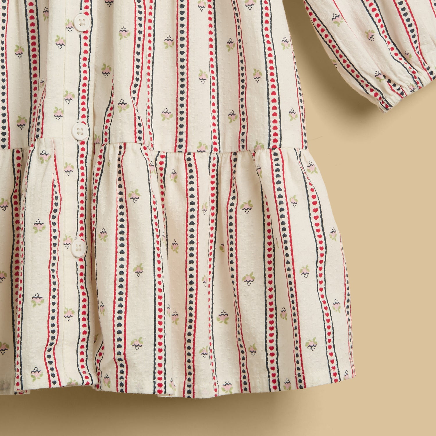 Striped Dress with Bloomers