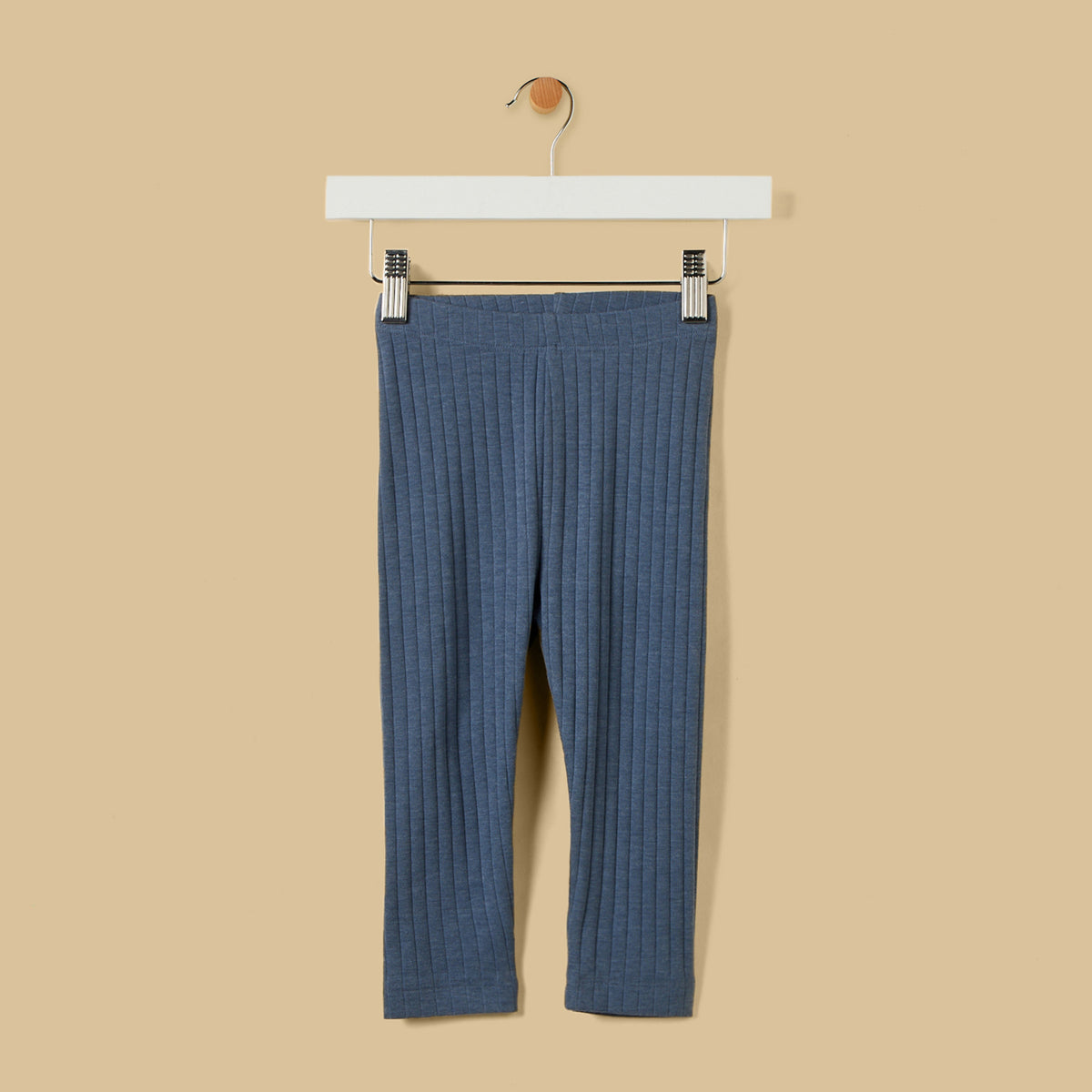 Checked Tabard Top with Ribbed Leggings