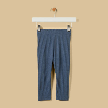 Checked Tabard Top with Ribbed Leggings
